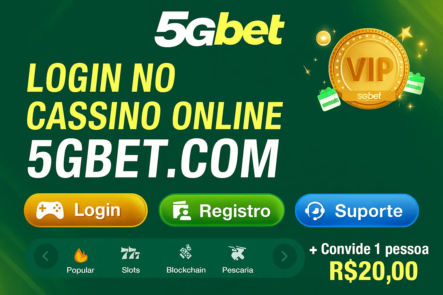 Registro na 5GBET.COM Garante Acesso a uma Vasta Seleção de jogo