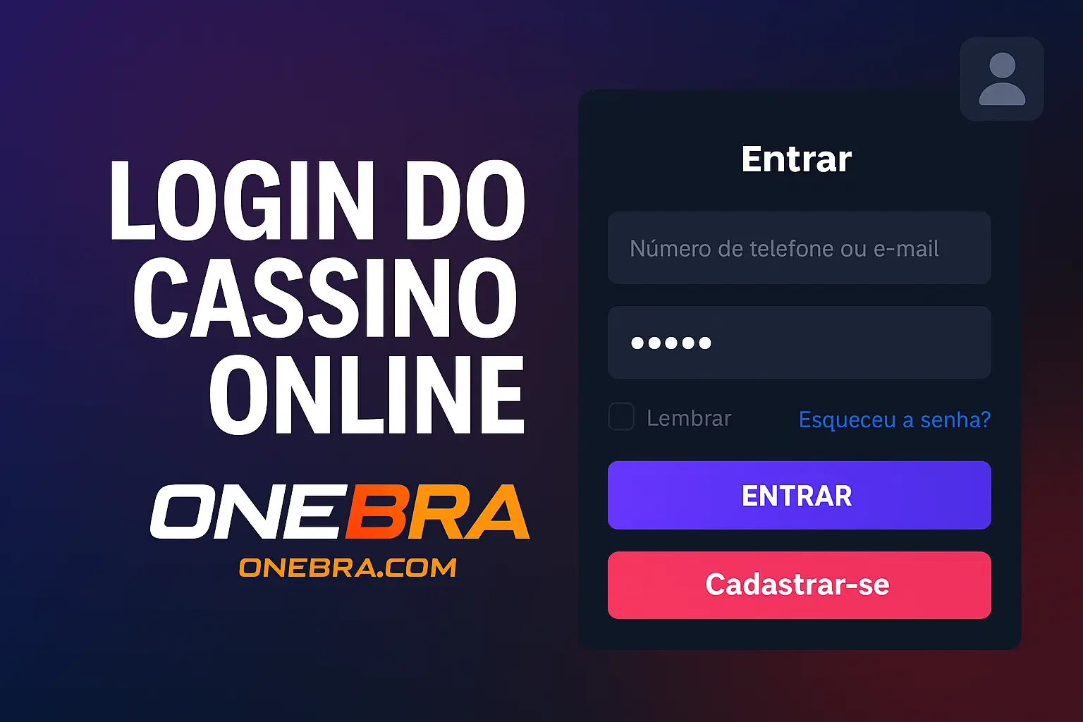 Login no Cassino ONEBRA.COM
